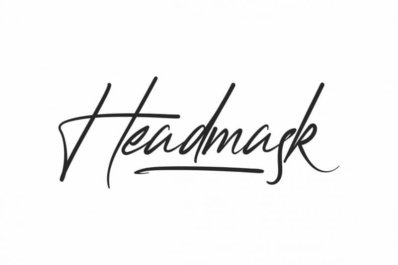 Headmask-Script-Font